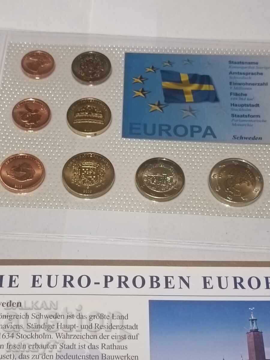 Set probă Euro Suedia UNC cu preț 1.61 BGN | € 0.82 Set probă Euro Suedia UNC cu preț 1.61 BGN | € 0.82