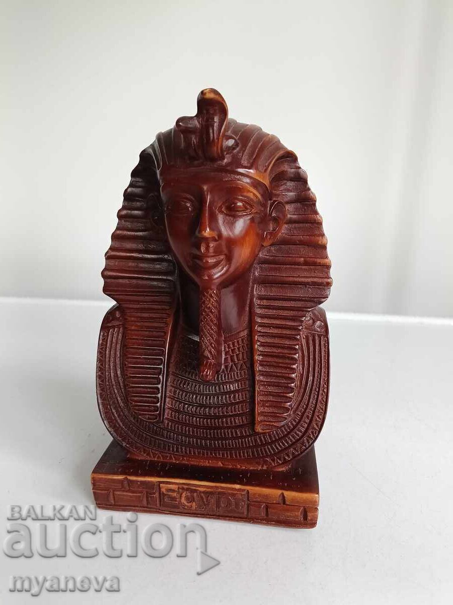 Tutankhamun, statuette - head of the Egyptian pharaoh with price 50.00 BGN | € 25.56