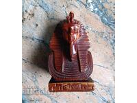 Tutankhamun, statuette - head of the Egyptian pharaoh