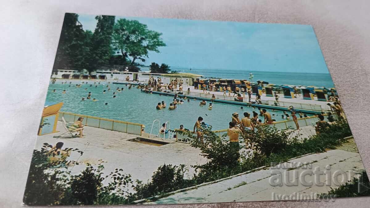 Postcard Druzhba Mineral Baths 1983