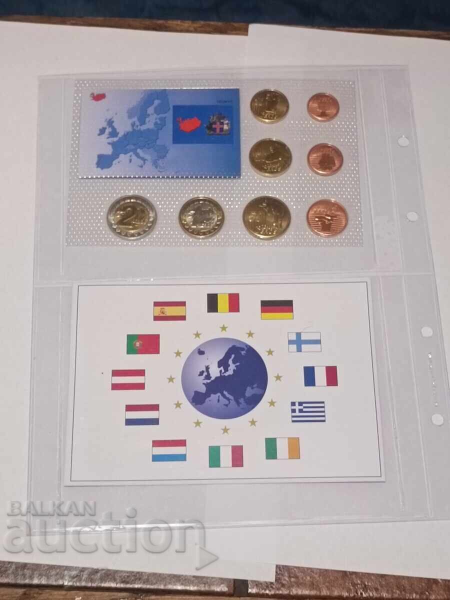 Delivery of Test Euro Set Excellent Condition, ISLAND set