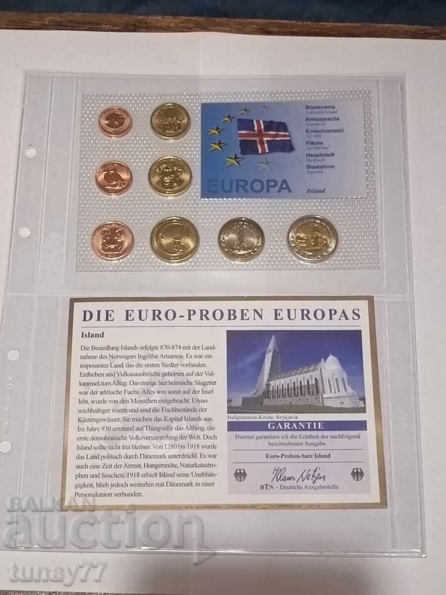 Test Euro Set Excellent Condition, ISLAND set