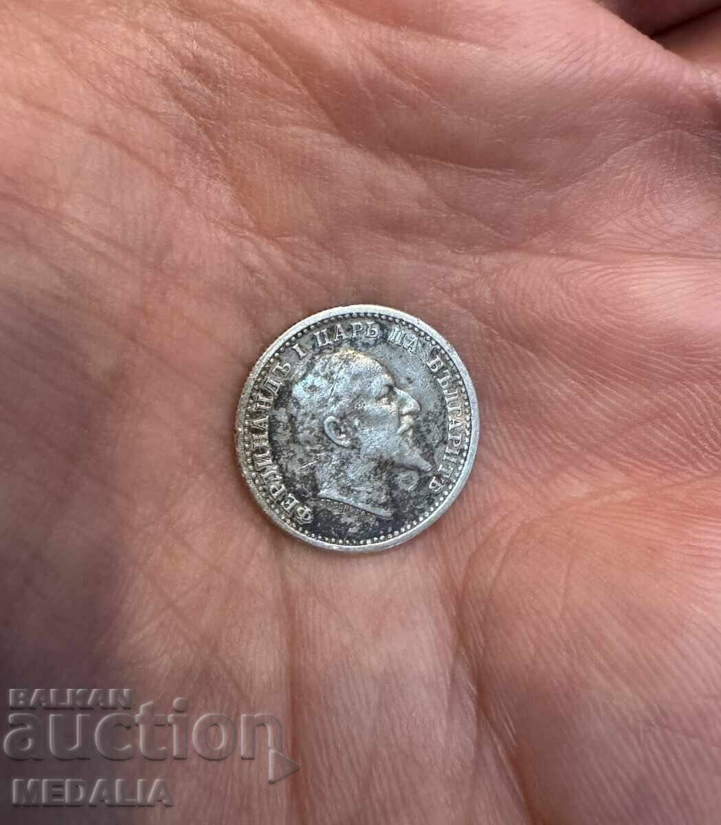 50 Stotinki 1910 - Ferdinand I - Silver - No Line with price 20.00 BGN | € 10.23