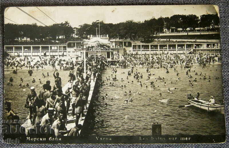 1930 Varna Postcard Beach PC