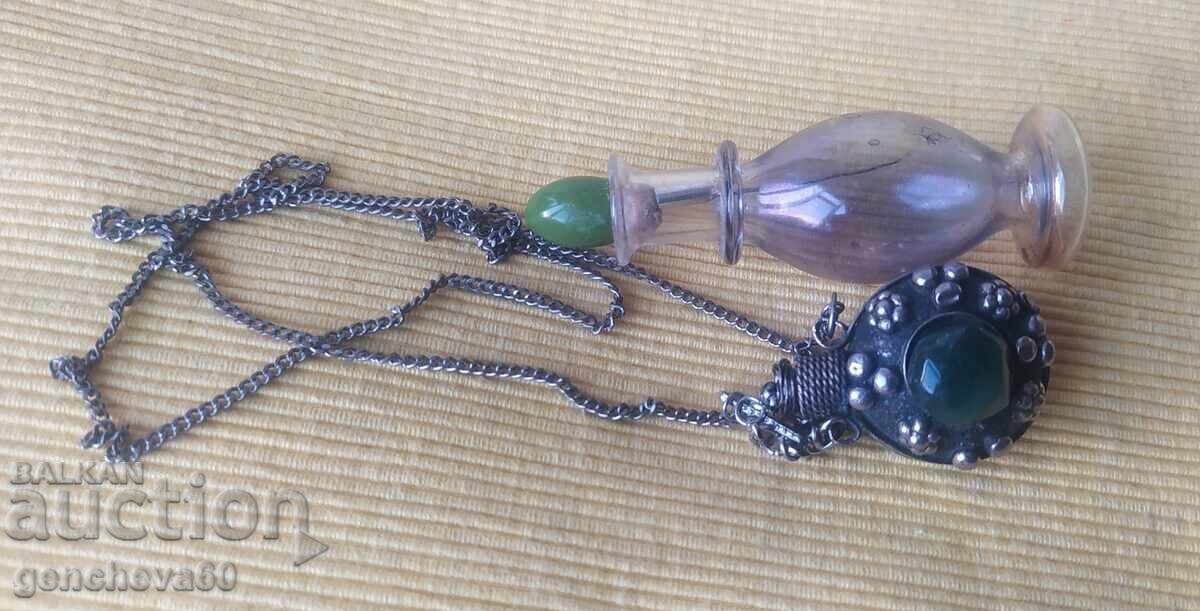 VINTAGE Sticluță de parfum de colecție Medalion - 5