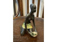 Old Bulgarian Porcelain Figure - Isis