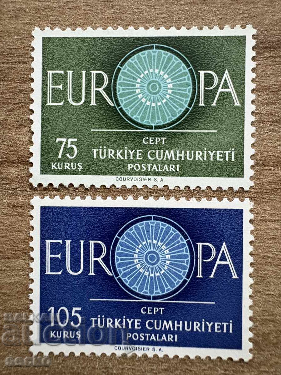 Turkey - Stamps Europe (1960) MNH