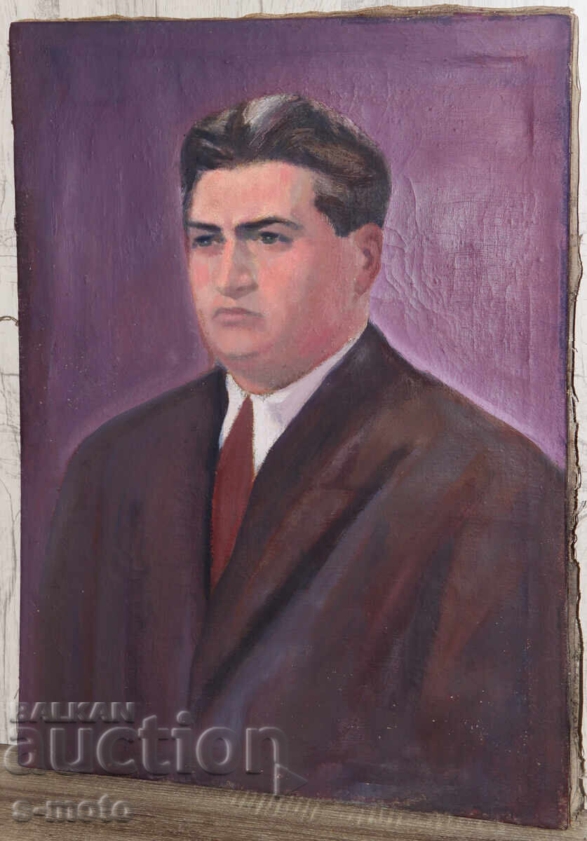 Old oil painting portrait of an elderly man with price 380.00 BGN | € 194.29