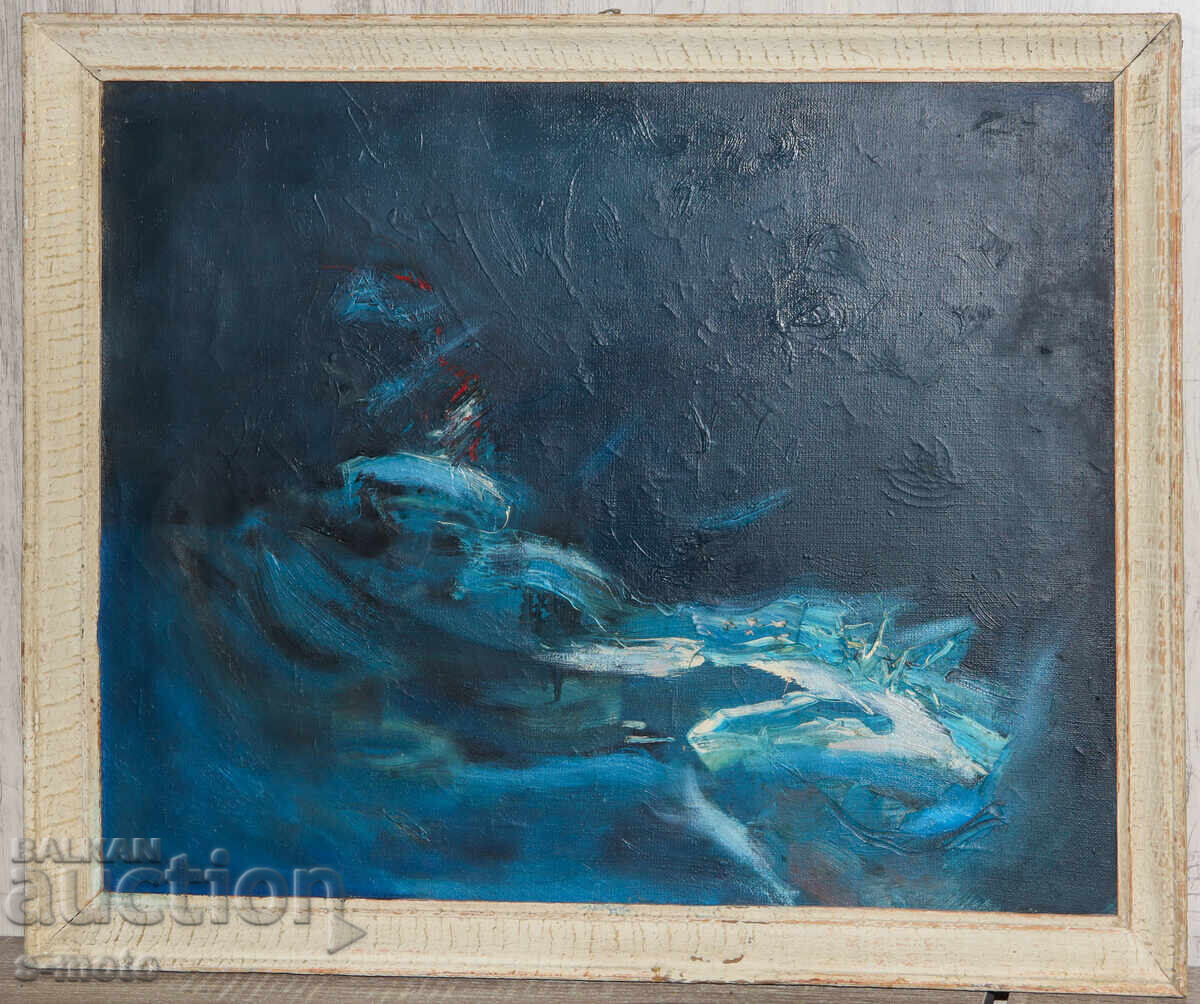 Oil painting abstract composition with price 400.00 BGN | € 204.52