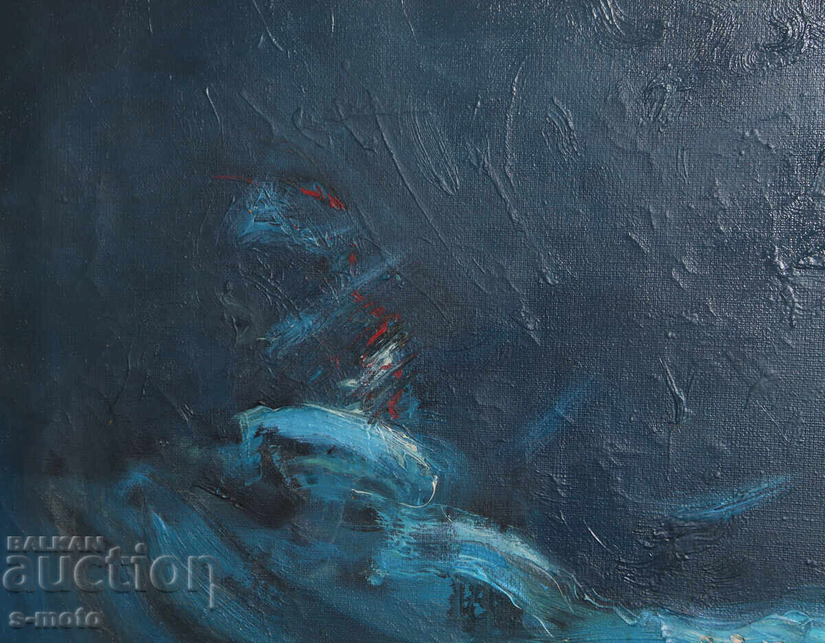 Delivery of Oil painting abstract composition