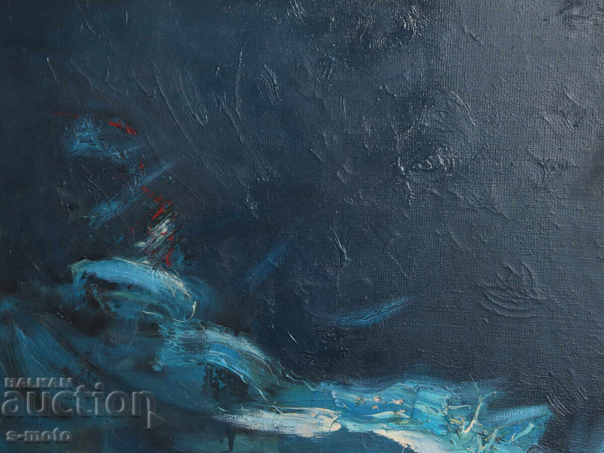 Oil painting abstract composition - 5