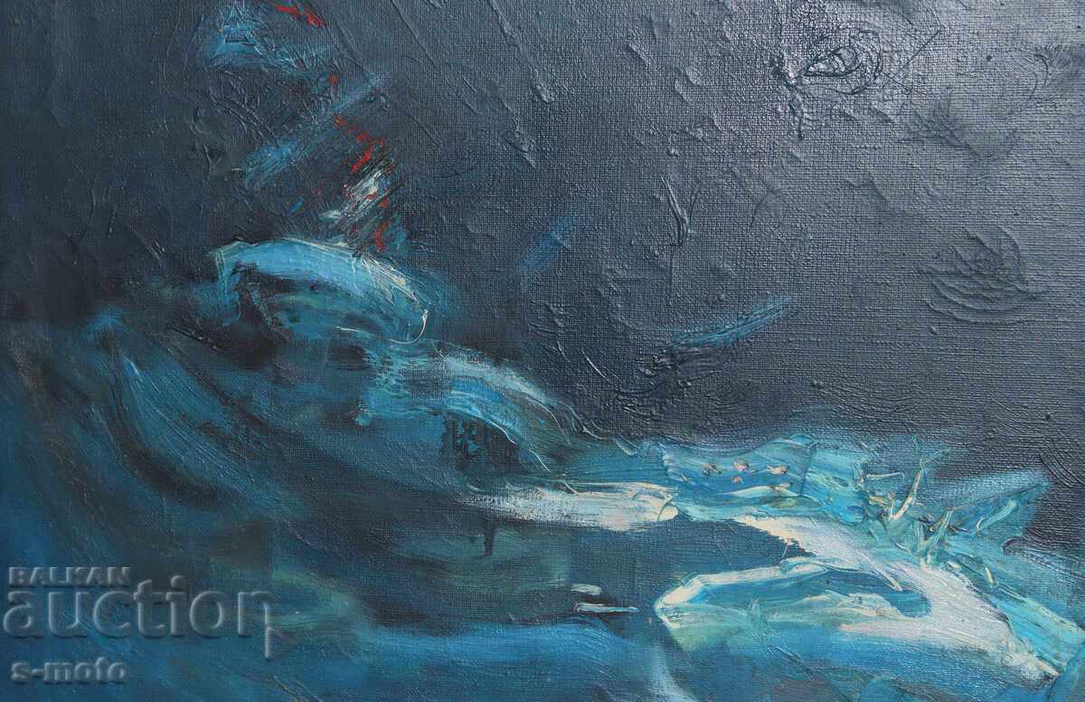 Oil painting abstract composition - 6