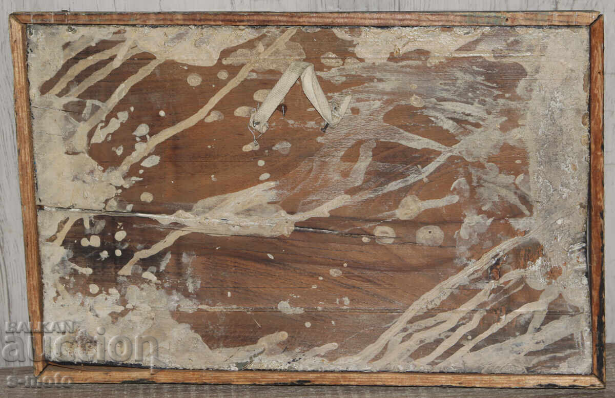 Old oil painting landscape - 7