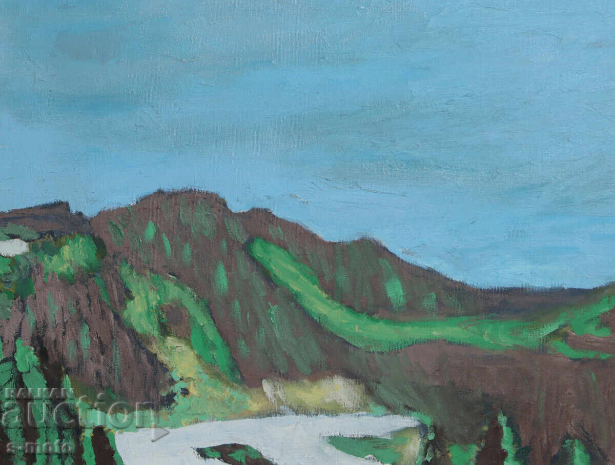 Delivery of Krum Peev (1970 - ) oil paints landscape