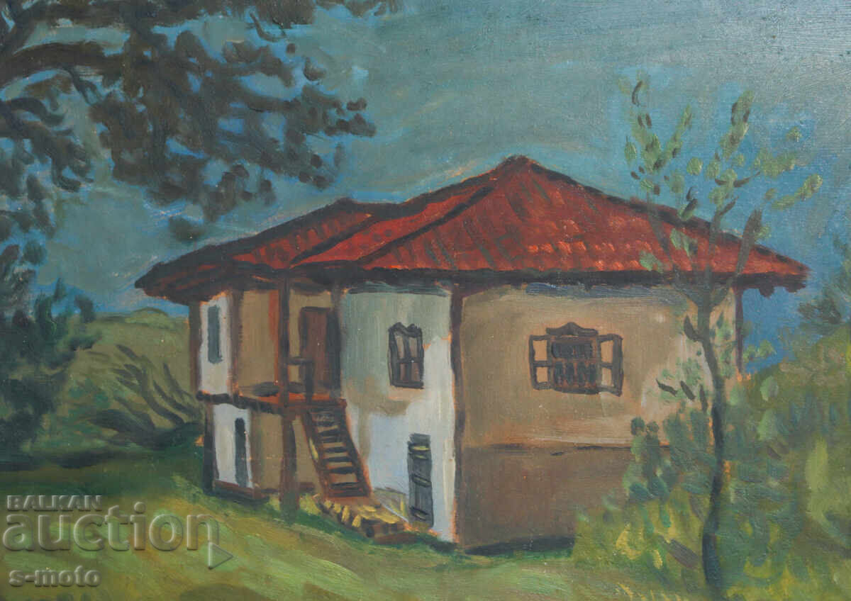 Delivery of Krystyo Nekezov (1948 - ) oil painting landscape from Belitsa