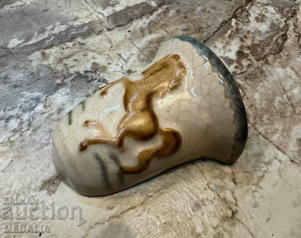 Auction Georgi Bakardzhiev - ceramics with glazes - little horse - signed / II Auction Georgi Bakardzhiev - ceramics with glazes - little horse - signed / II