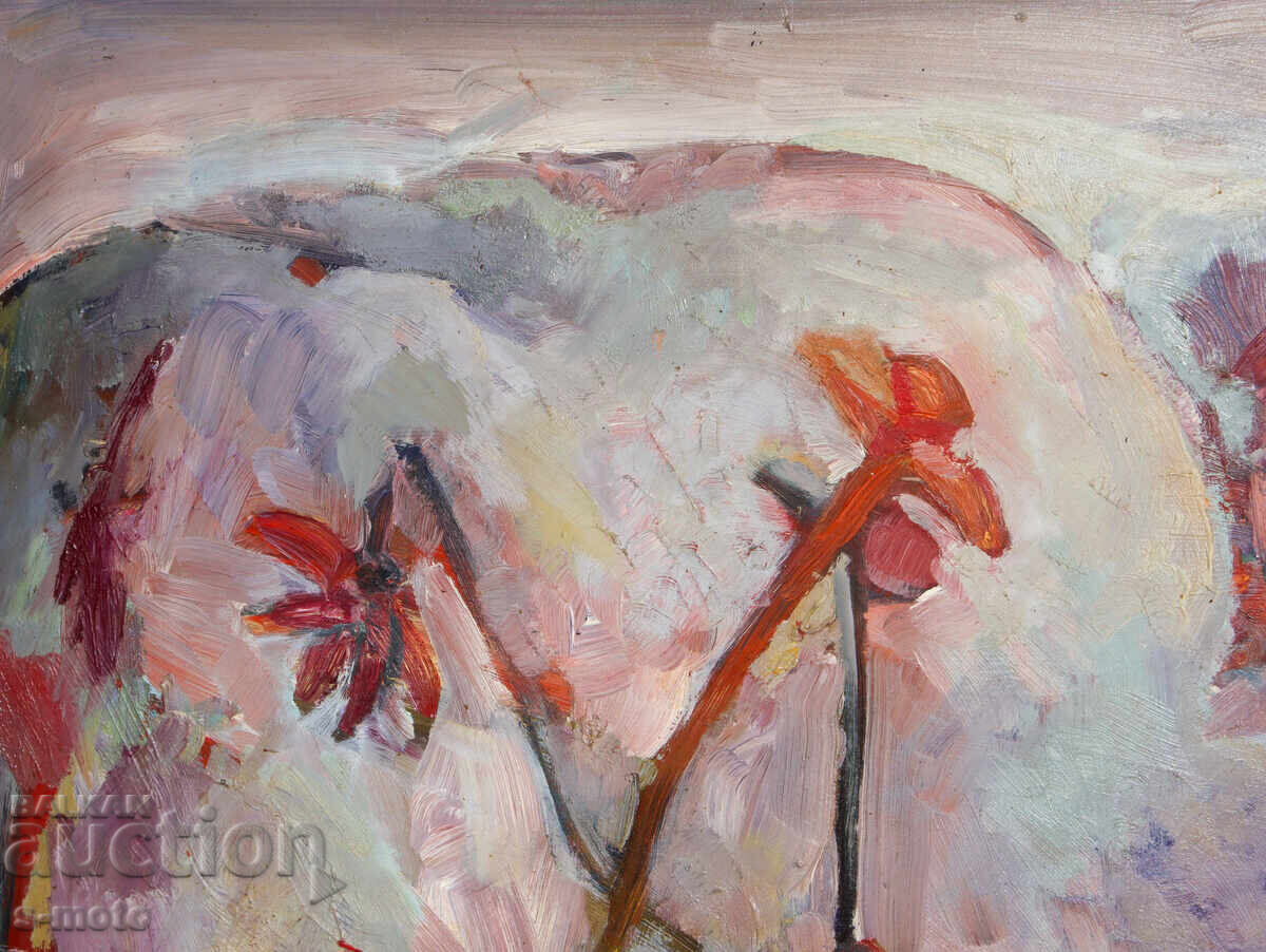 Auction  Oil painting abstract composition