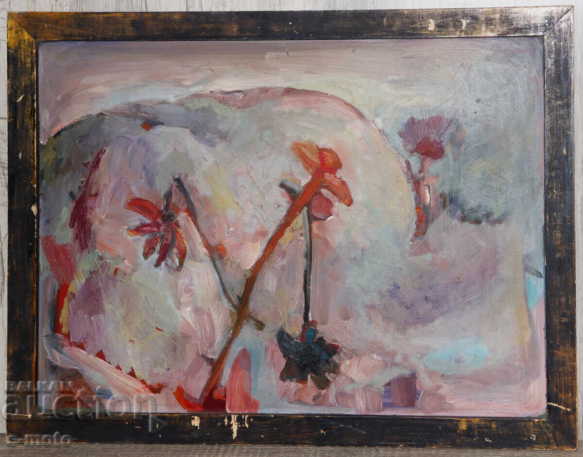 Oil painting abstract composition - 7