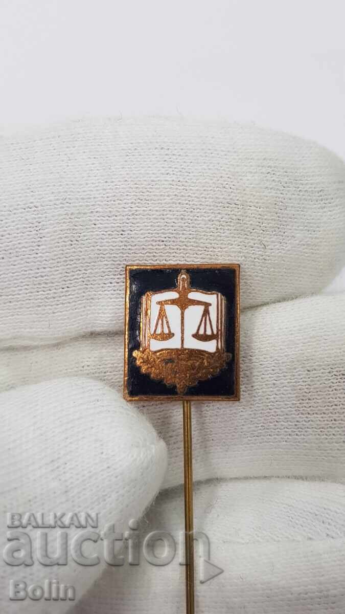 Rare Royal Insignia, Lawyers' Badge, Attorneys at Law
