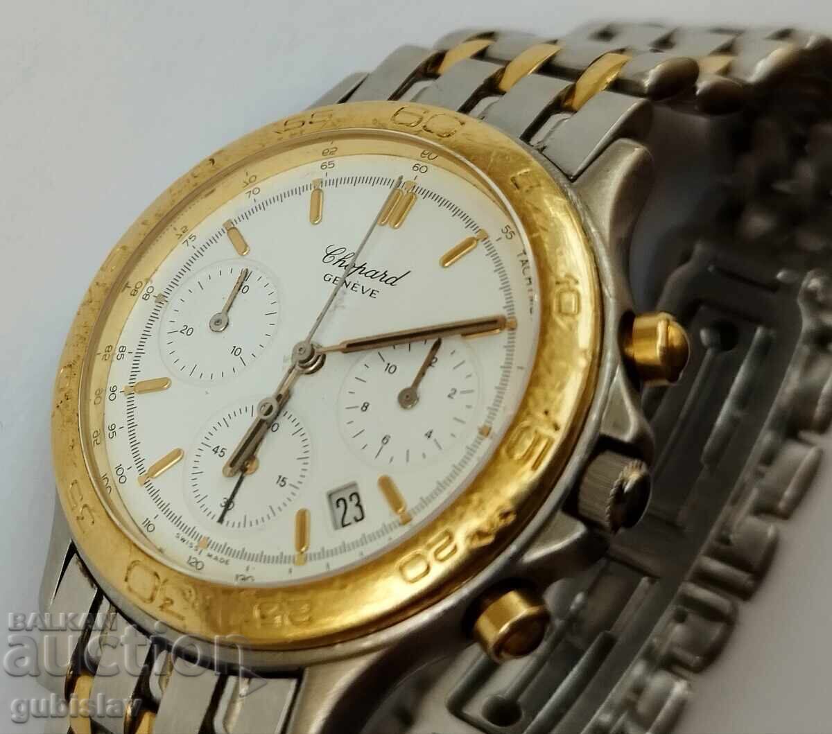 Delivery of Chopard Chronograph Watch, Geneva, Swiss made, 1990s