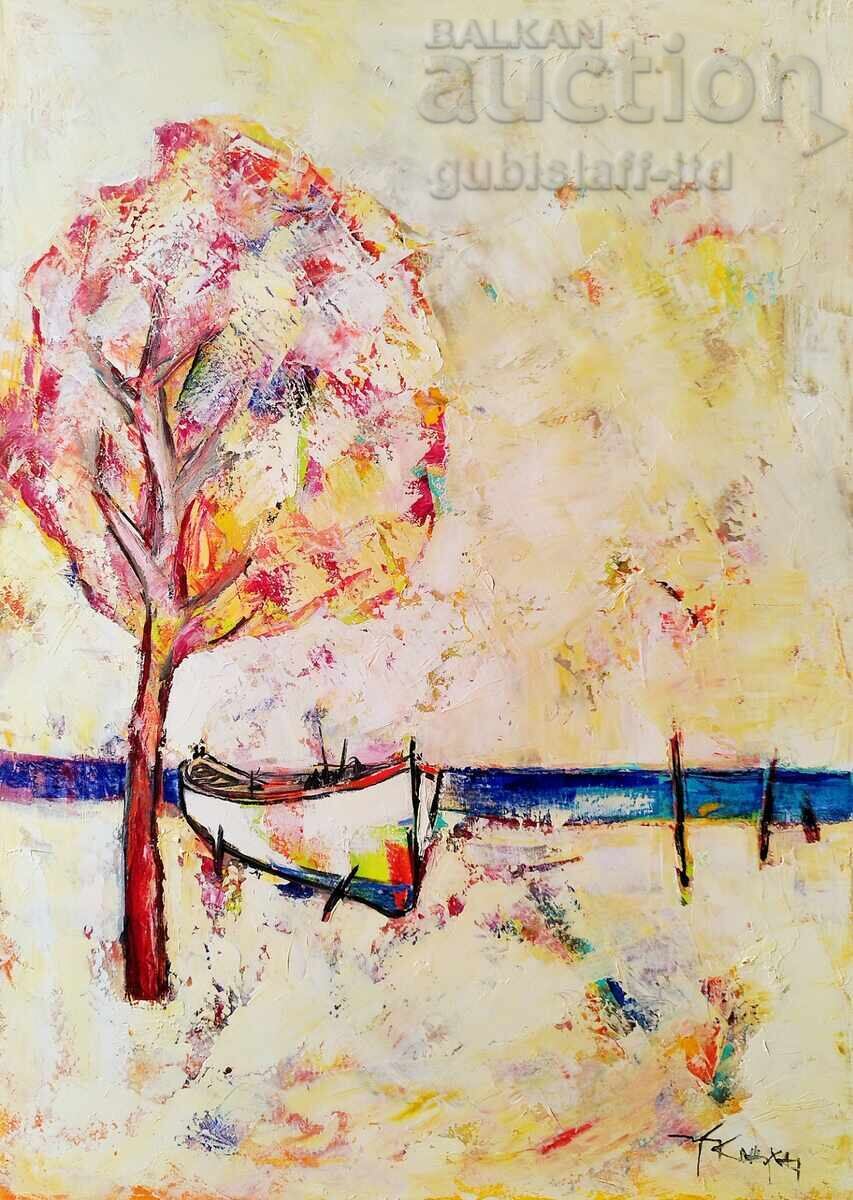 Painting "Beach", artist Zh. Kozhuharov