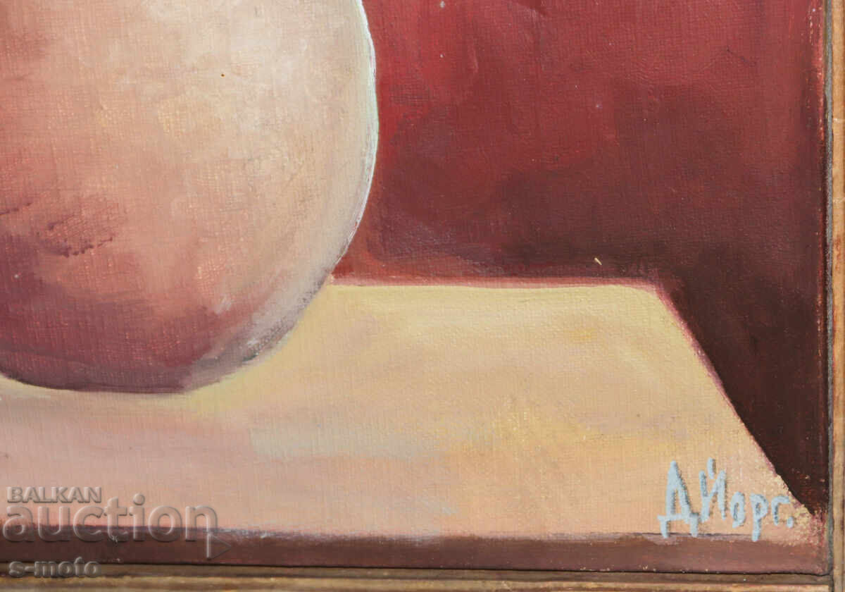 Oil painting still life with flowers - 6