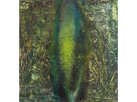 Oil painting abstract composition