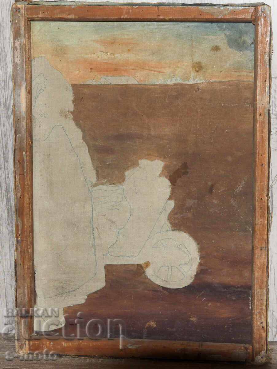 Oil painting landscape from Nessebar 1965 - 5