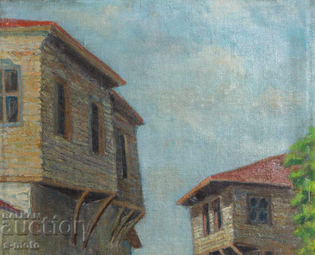 Oil painting landscape from Nessebar 1965 - 6