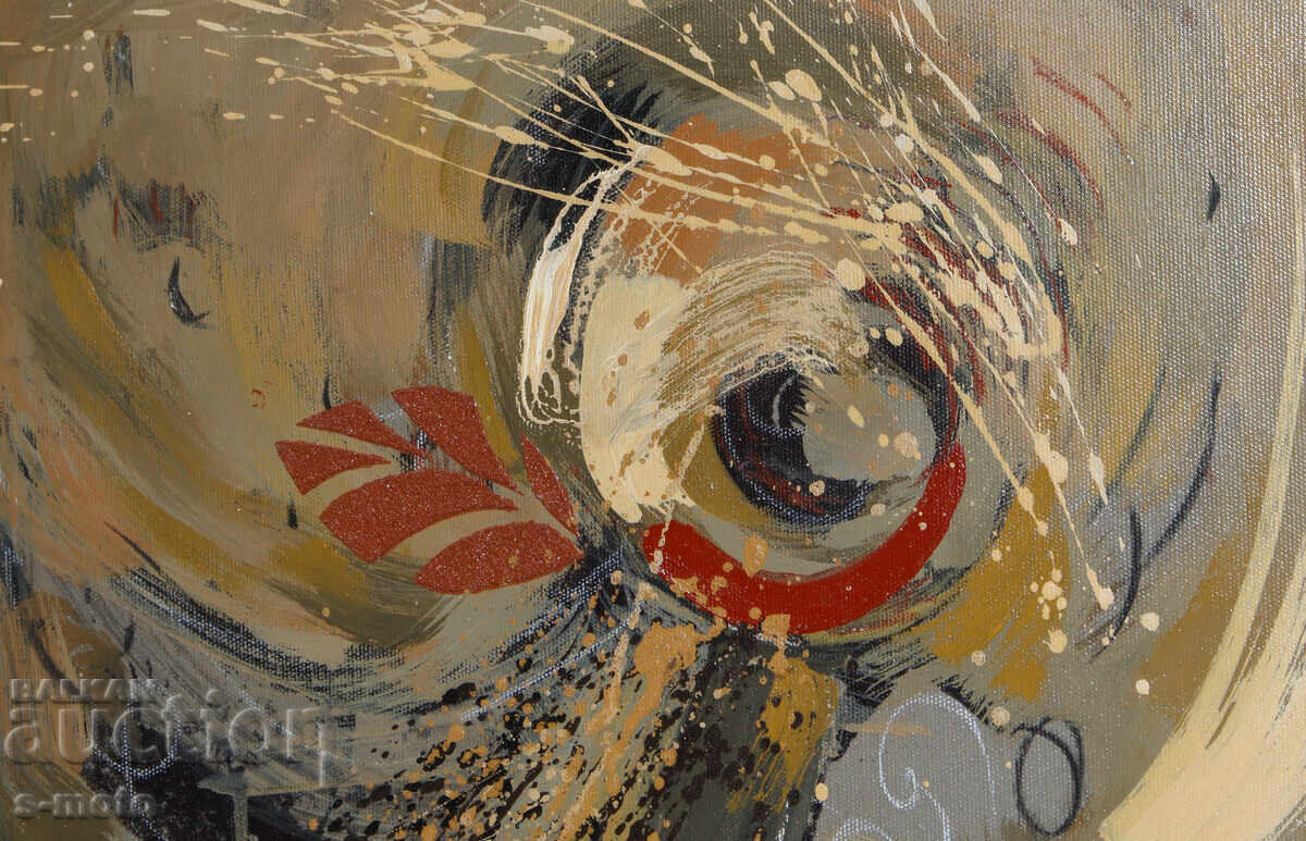 Auction Oil painting abstract composition 1998 Auction Oil painting abstract composition 1998