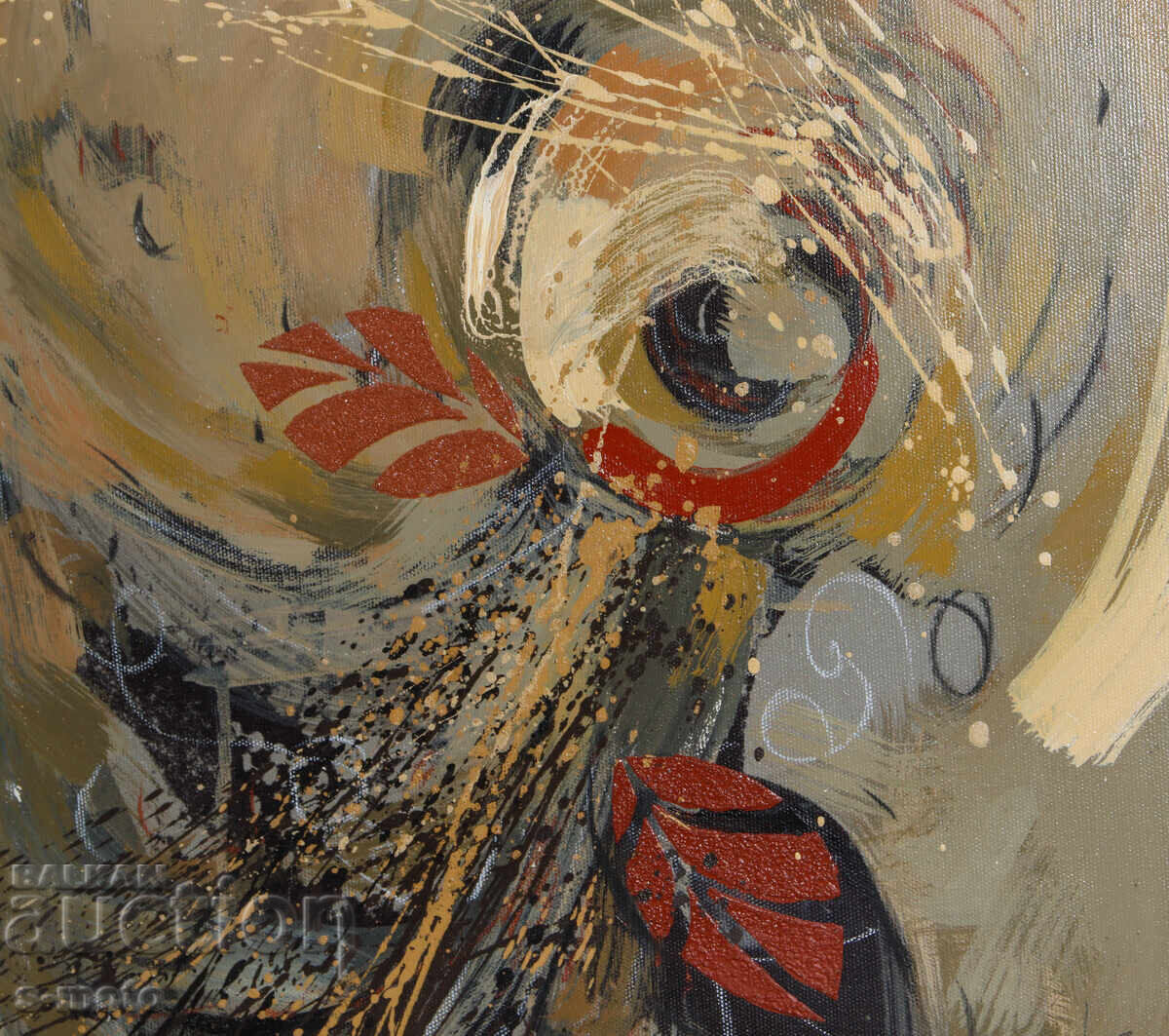 Delivery of Oil painting abstract composition 1998 Delivery of Oil painting abstract composition 1998