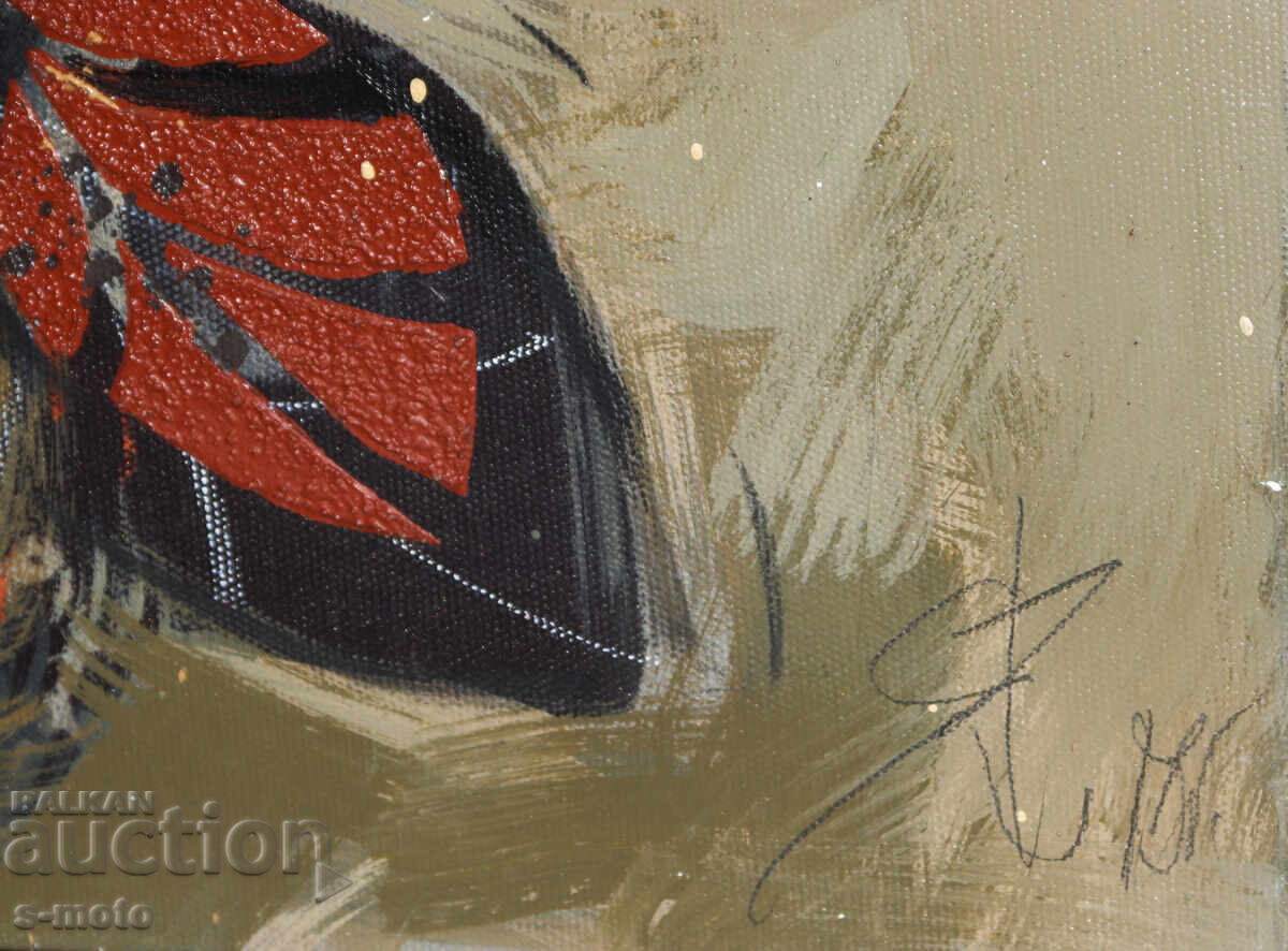 Oil painting abstract composition 1998 - 5 Oil painting abstract composition 1998 - 5