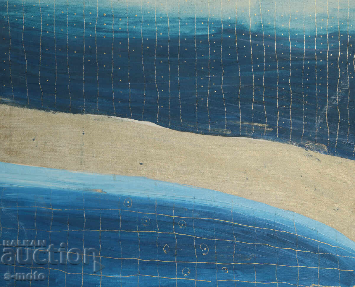 Delivery of Acrylic painting abstract composition