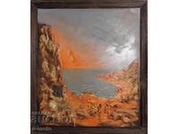 Oil painting collage 1988