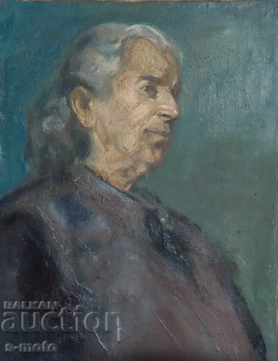 Auction  Denko Kolev Oil Painting Female Portrait