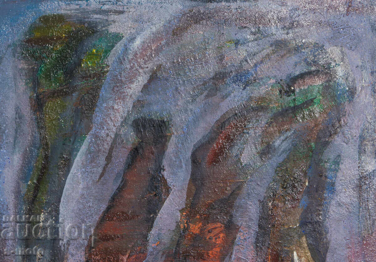 Delivery of Oil painting abstract composition