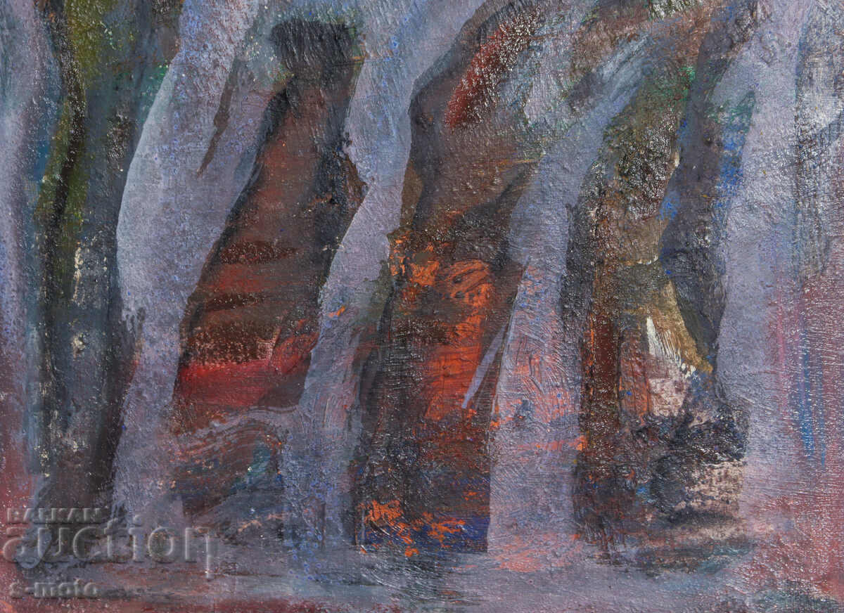 Oil painting abstract composition - 5