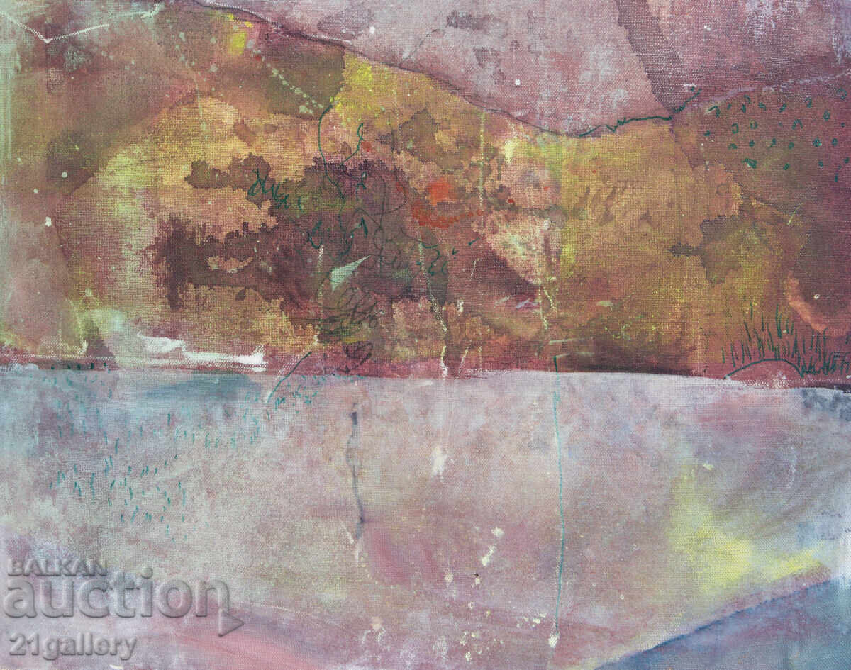 Contemporary Painting Abstract Composition Landscape - 5