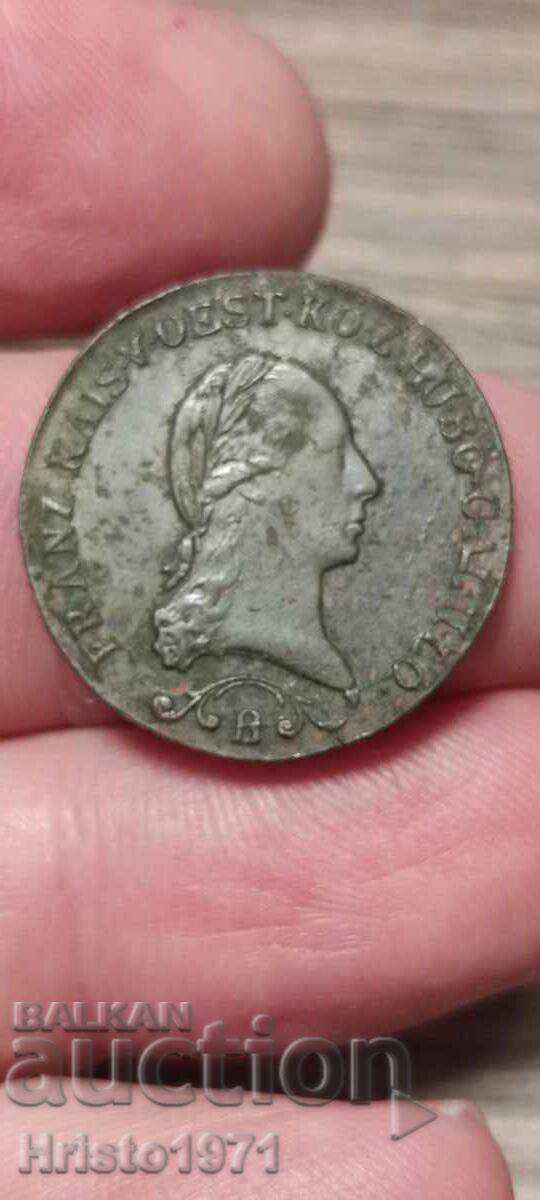 1 Kreuzer 1812 cu preț € 35.00 | 68.45 BGN 1 Kreuzer 1812 cu preț € 35.00 | 68.45 BGN