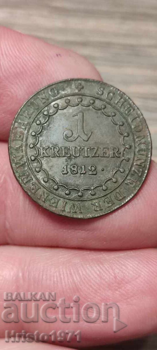 1 κρόιτσερ 1812