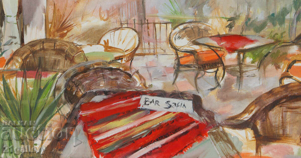 Iskra Evtimova, city landscape acrylic - 5