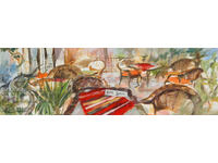 Iskra Evtimova, peisaj urban acrilic