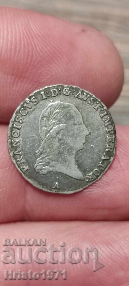 3 Kreuzer 1815 with price 80.00 BGN | € 40.90