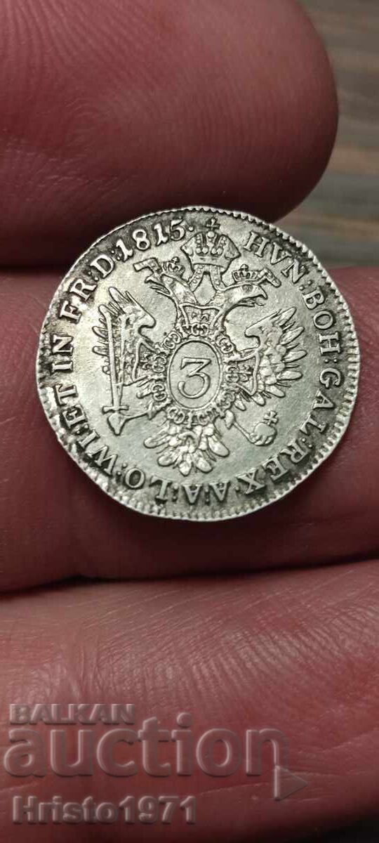 3 kreĭtseri 1815 3 kreĭtseri 1815