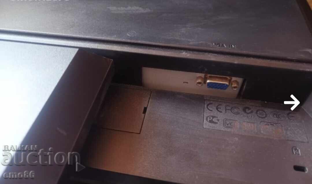 Acer V193HQV 18.5 inch Monitor, Used, Good Condition - 5