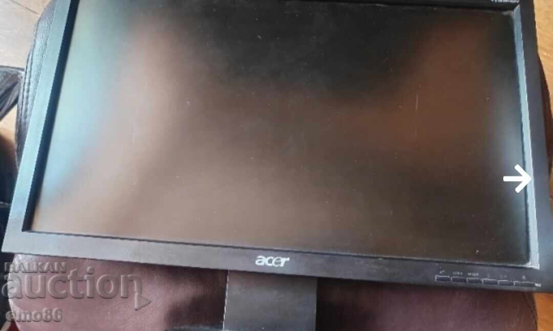 Acer V193HQV 18.5 inch Monitor, Used, Good Condition