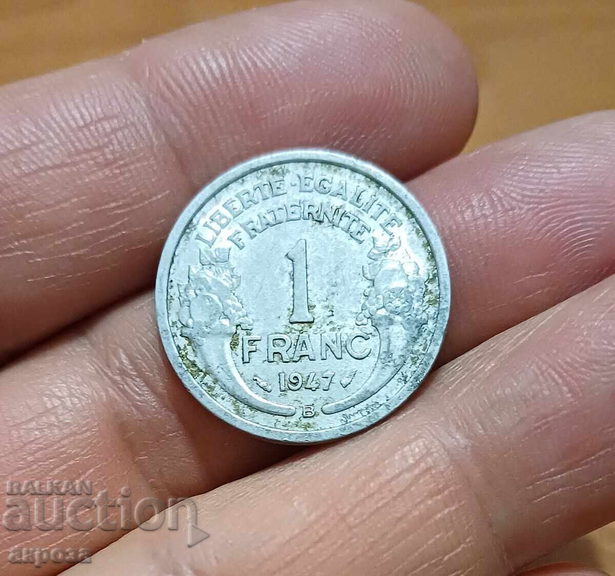 1 Franc Franța 1947