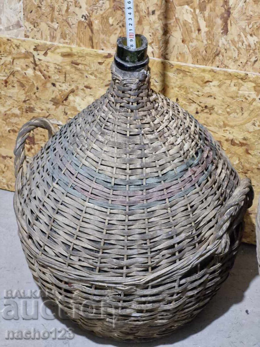 Two old large carboys - intact - 6