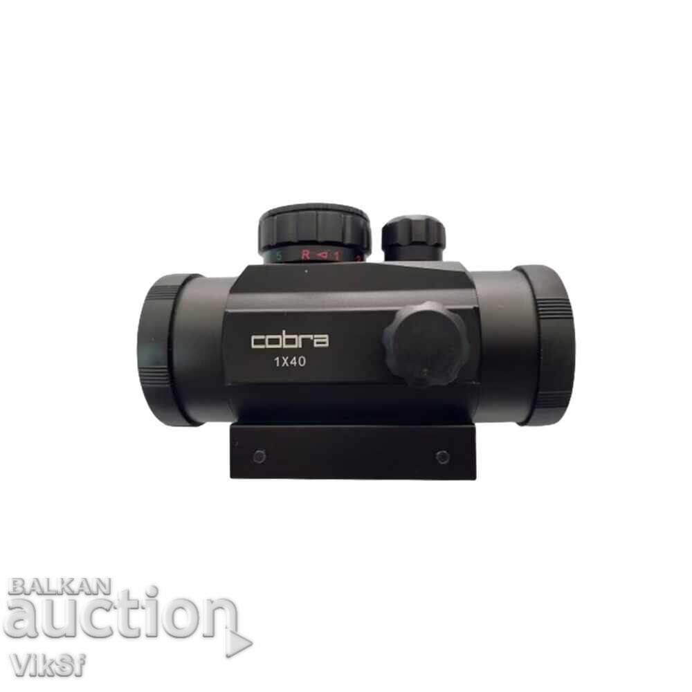 Red Dot Sight - Cobra 1x40RD - Red/Green with price 29.50 BGN | € 15.08