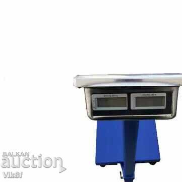 Platform battery scale up to 300 kg, 42x60 cm, foldable